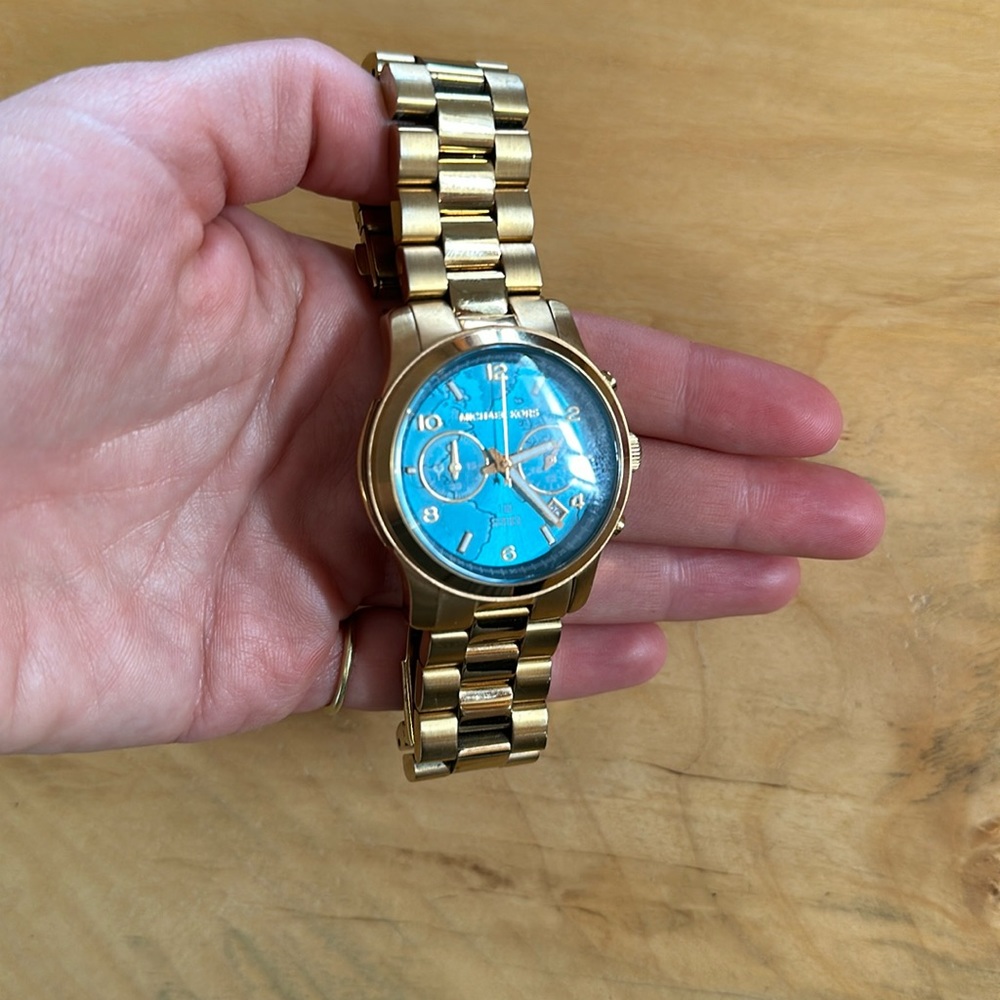 Michael Kors Watch Hunger Stop Gold-Tone Watch